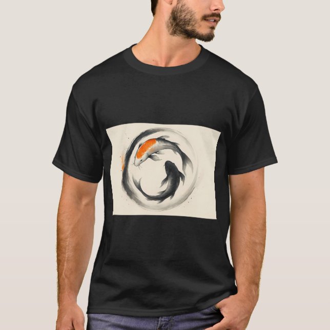 Camiseta Círculo de Koi (Anverso)