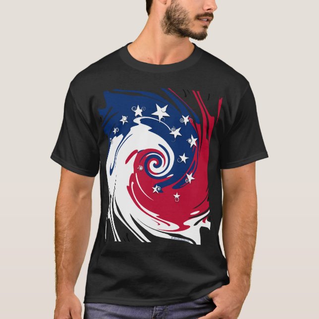 Camiseta Círculo de la independencia - oscuridad (Anverso)