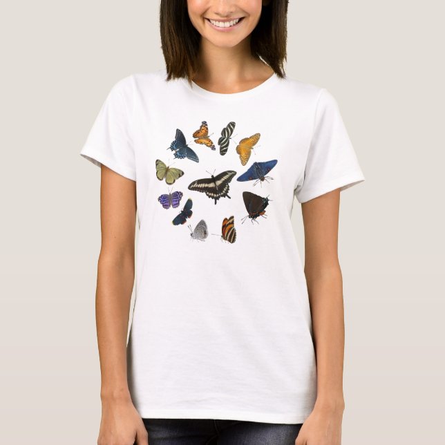 Camiseta Círculo de la mariposa (Anverso)