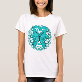 Camiseta Círculo de la mariposa del escleroderma de cintas