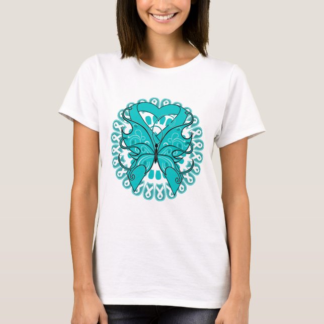 Camiseta Círculo de la mariposa del escleroderma de cintas (Anverso)