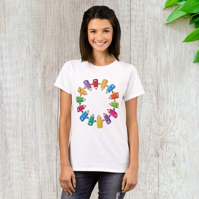 Camiseta Círculo De Lápices (Subido por el creador)