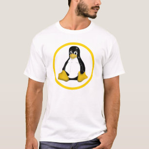 CAMISETA CÍRCULO DE LINUX TUX