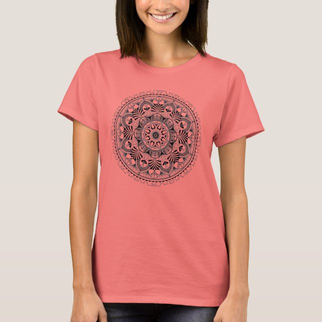 Camiseta Círculo de Mandala (Anverso)