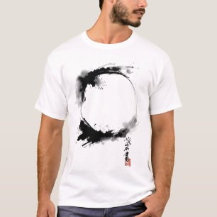 Camiseta Círculo de meditación de yoga del budismo Zen Enso