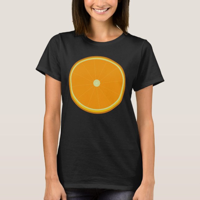 Camiseta Círculo de naranja. (Anverso)