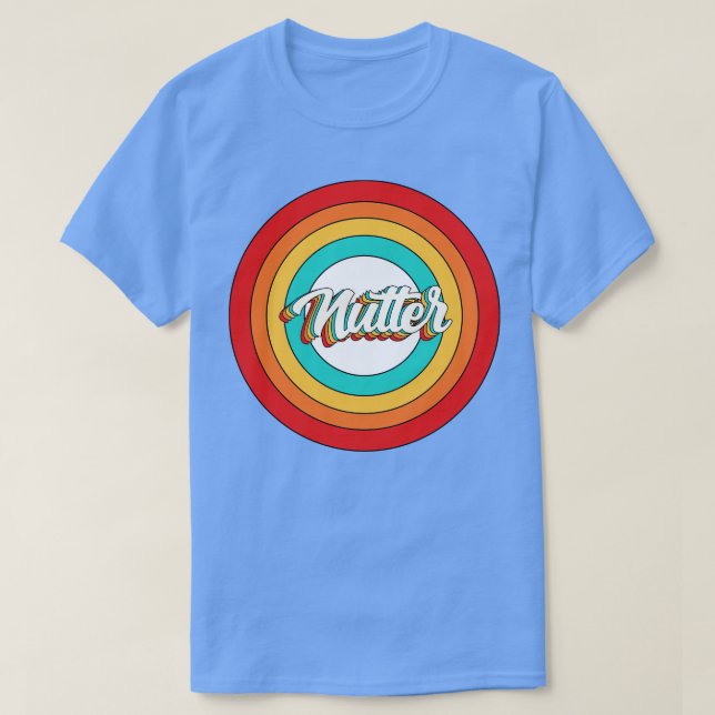 Camiseta Círculo de nutter Nombrar Shirt Vintage (Diseño del anverso)