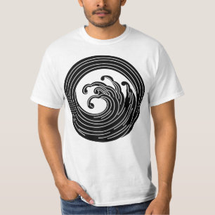 Camiseta Círculo de onda en forma de remolino