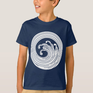 Camiseta Círculo de onda en remolino