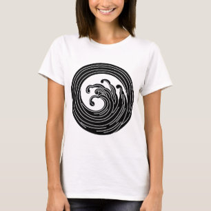 Camiseta Círculo de onda en remolino