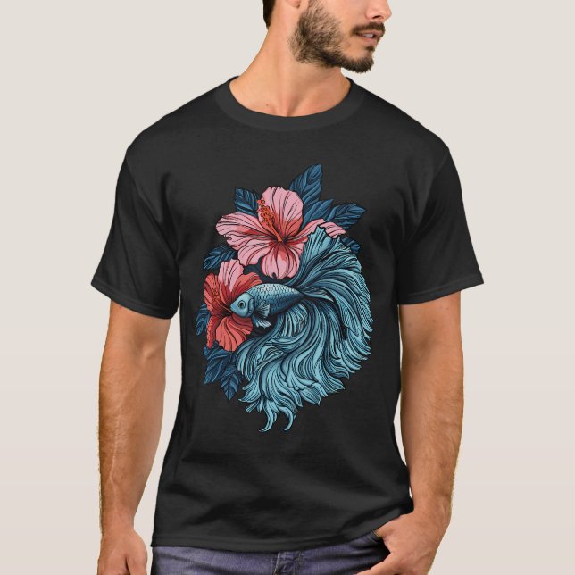 Camiseta Círculo de peces (Anverso)