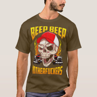 Camiseta Círculo de pitido de duendes de cabra de cráneo cr