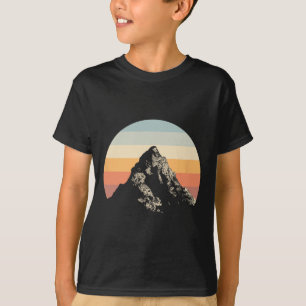 Camiseta Círculo de puesta de sol de montaña Arcoíris Natur