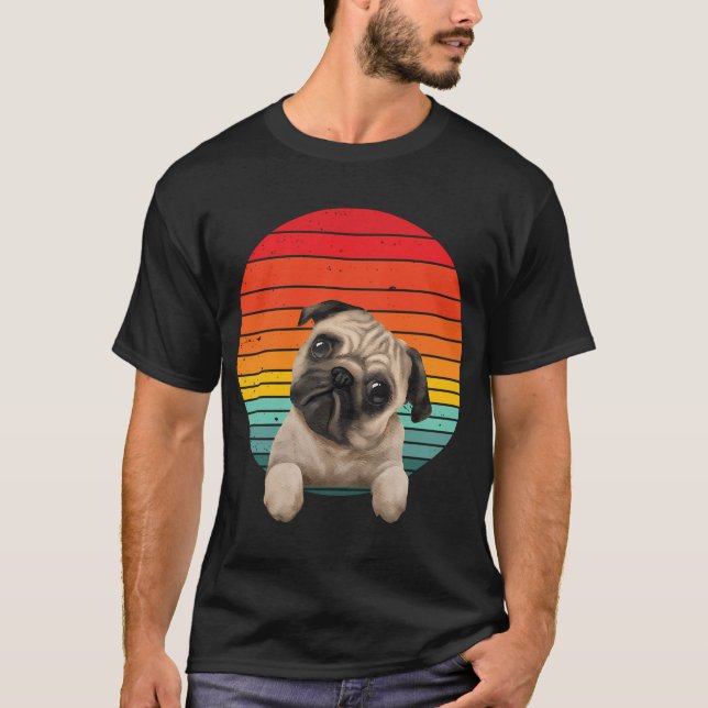 Camiseta Círculo de pug (Anverso)
