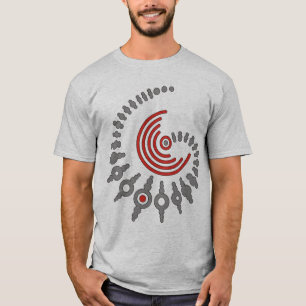 Camiseta Círculo de punto de mira i/crop i circle