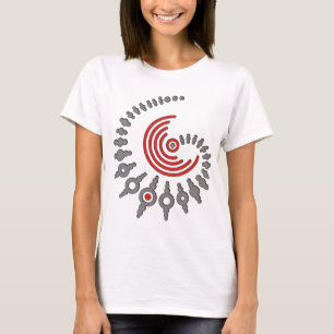 Camiseta círculo de recorte I