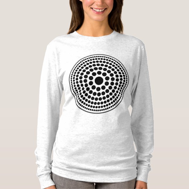 Camiseta Círculo de semitono 01 (Anverso)