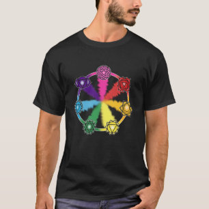 Camiseta Círculo de símbolos chakra