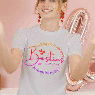 Camiseta Círculo de tipografía de amistad