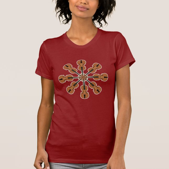 Camiseta Círculo de violines (Anverso)