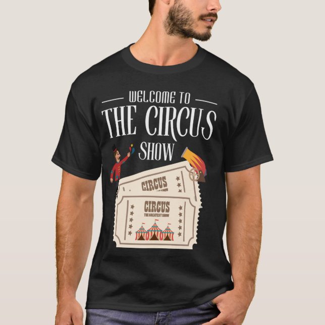Camiseta Círculo del equipo de carnaval Fiesta de cumpleaño (Anverso)