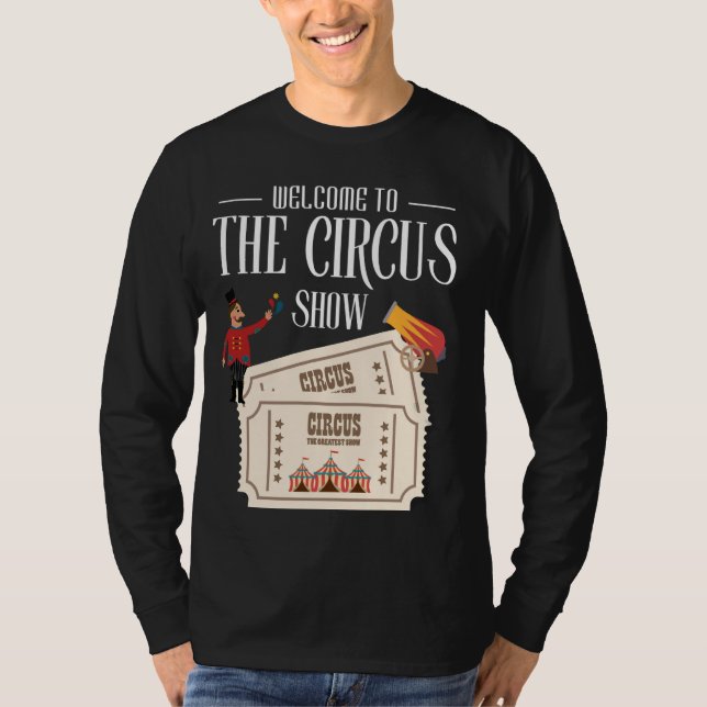 Camiseta Círculo del equipo de carnaval Fiesta de cumpleaño (Anverso)