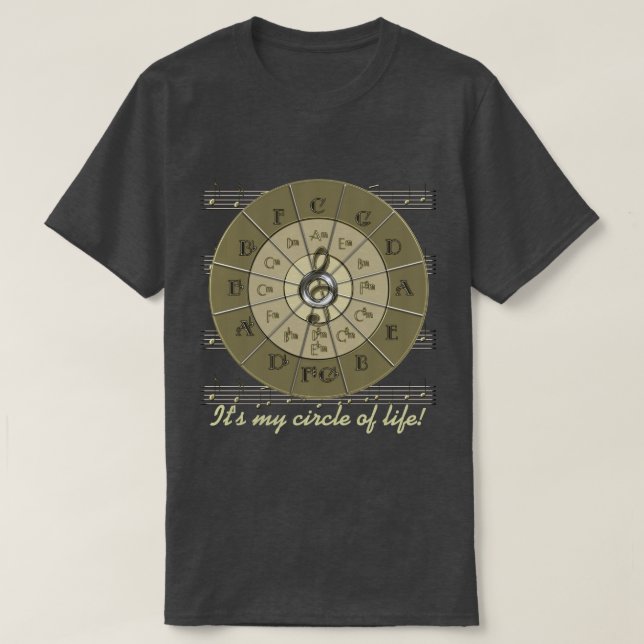 Camiseta Círculo del oro de Deco de los quintos (Diseño del anverso)