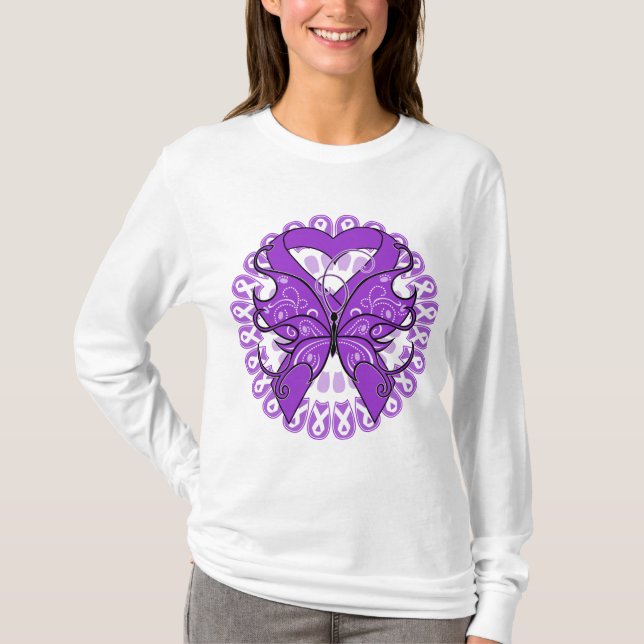 Camiseta Círculo del síndrome de Sjogren de cintas (Anverso)