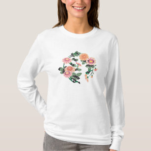 Camiseta Círculo floral japonés