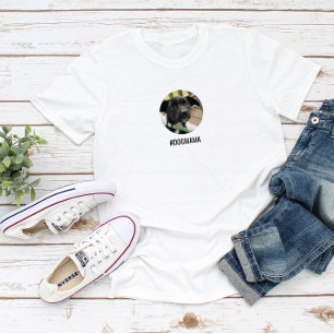 Camiseta Círculo fotográfico medio de Personalizado de los