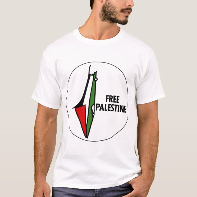 Camiseta Círculo libre de Palestina (Anverso)