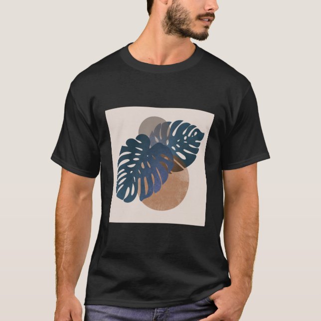 Camiseta Círculo Monstera Leaf Tee (Anverso)