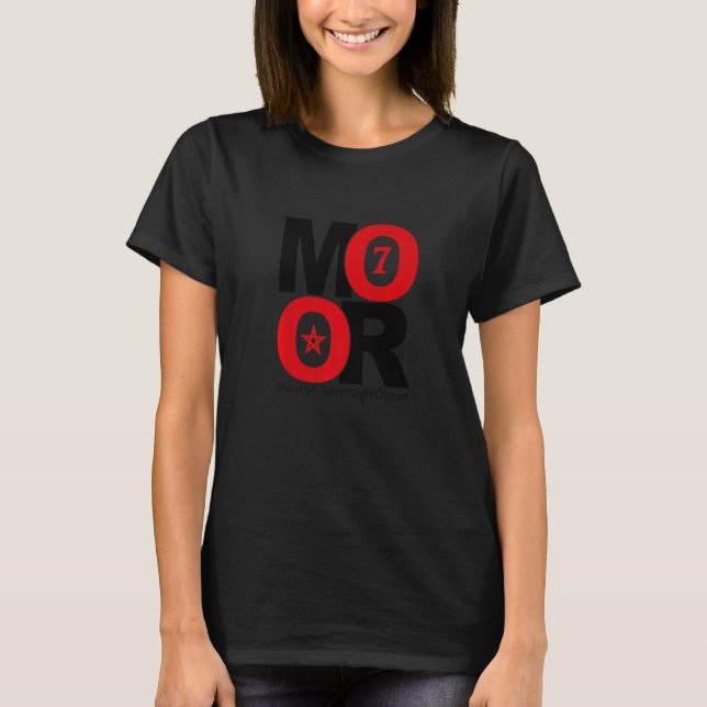 Camiseta Círculo moro soberano árabe 7 am moro (Anverso)