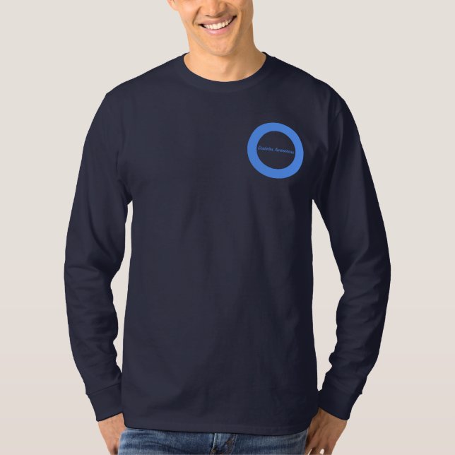 Camiseta Círculo para la conciencia de la diabetes (Anverso)