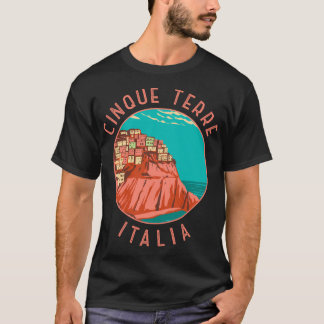 Camiseta Círculo perturbado de Cinque Terre Italia