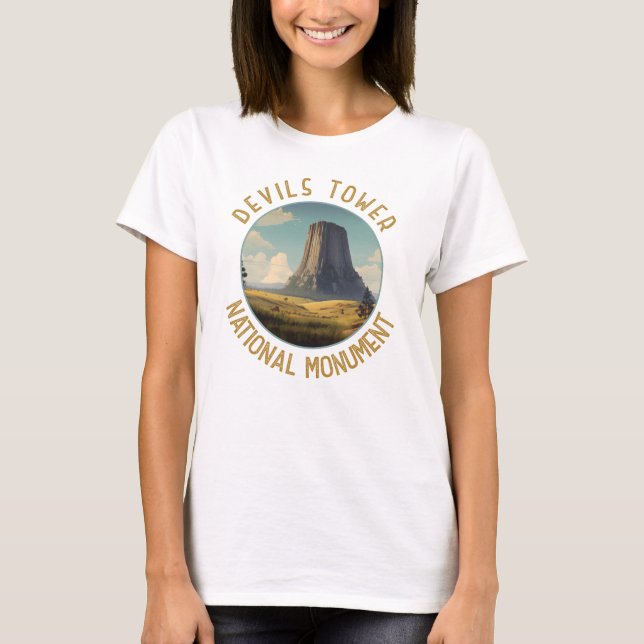 Camiseta Círculo perturbado del Monumento Nacional de la To (Anverso)