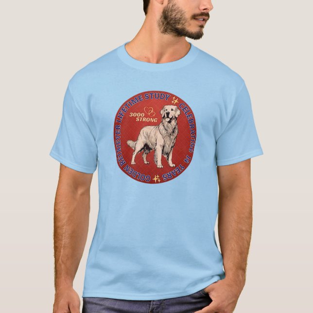 Camiseta Círculo rojo fuerte 3000 (Anverso)