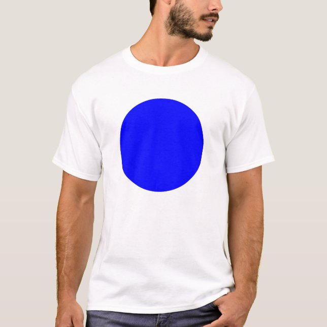 Camiseta Círculo simple - Azul (Anverso)