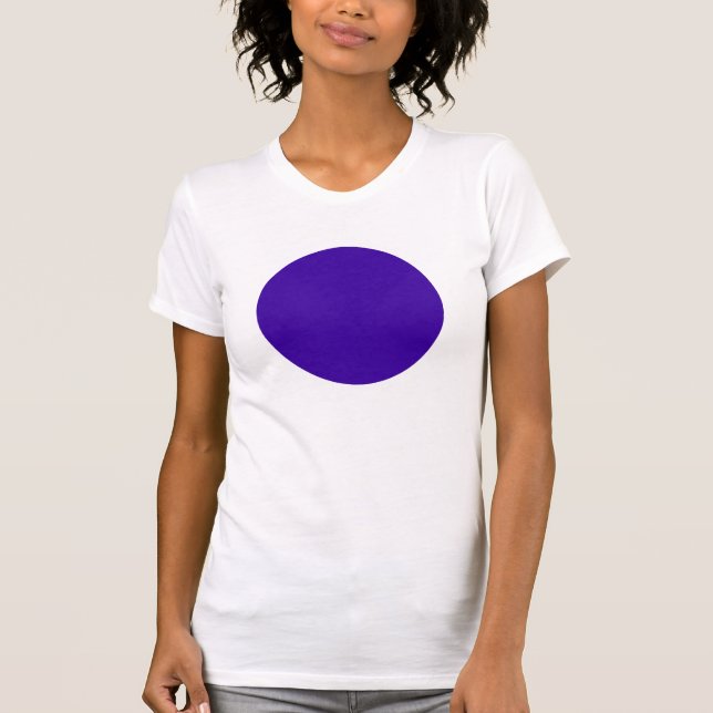 Camiseta Círculo simple - Azul tormenta (Anverso)