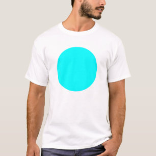 Camiseta Círculo simple - cian