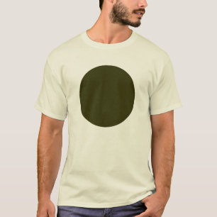 Camiseta Círculo simple - Olivo oscuro