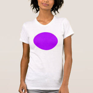 Camiseta Círculo simple - Púrpura azul