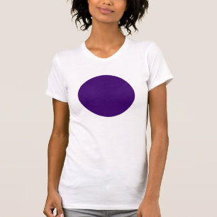 Camiseta Círculo simple - Púrpura profundo