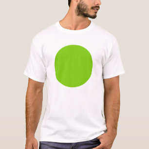 Camiseta Círculo simple - Verde marciano