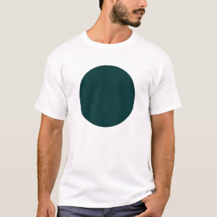 Camiseta Círculo simple - Verde oscuro