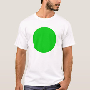 Camiseta Círculo simple - Verde primavera