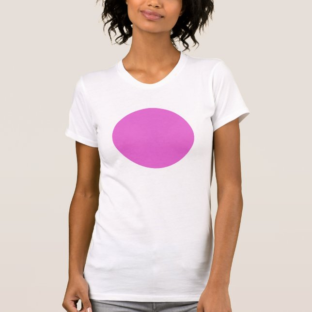 Camiseta Círculo simple - Violeta (Anverso)