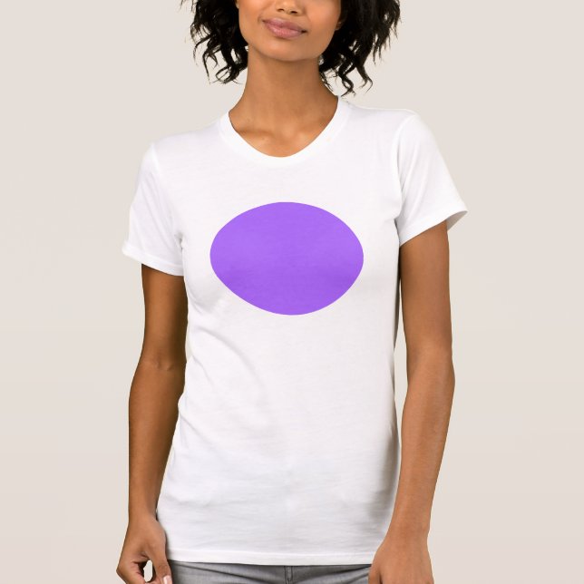Camiseta Círculo simple - Violeta azul (Anverso)