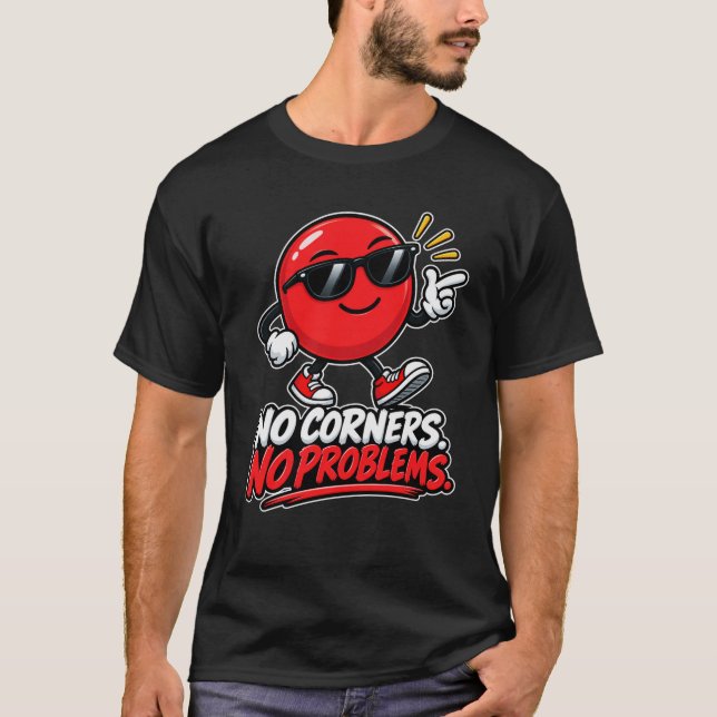 Camiseta Círculo: sin esquinas, sin problemas (Anverso)