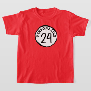 Camiseta Círculo Tonto Texto Personalizado